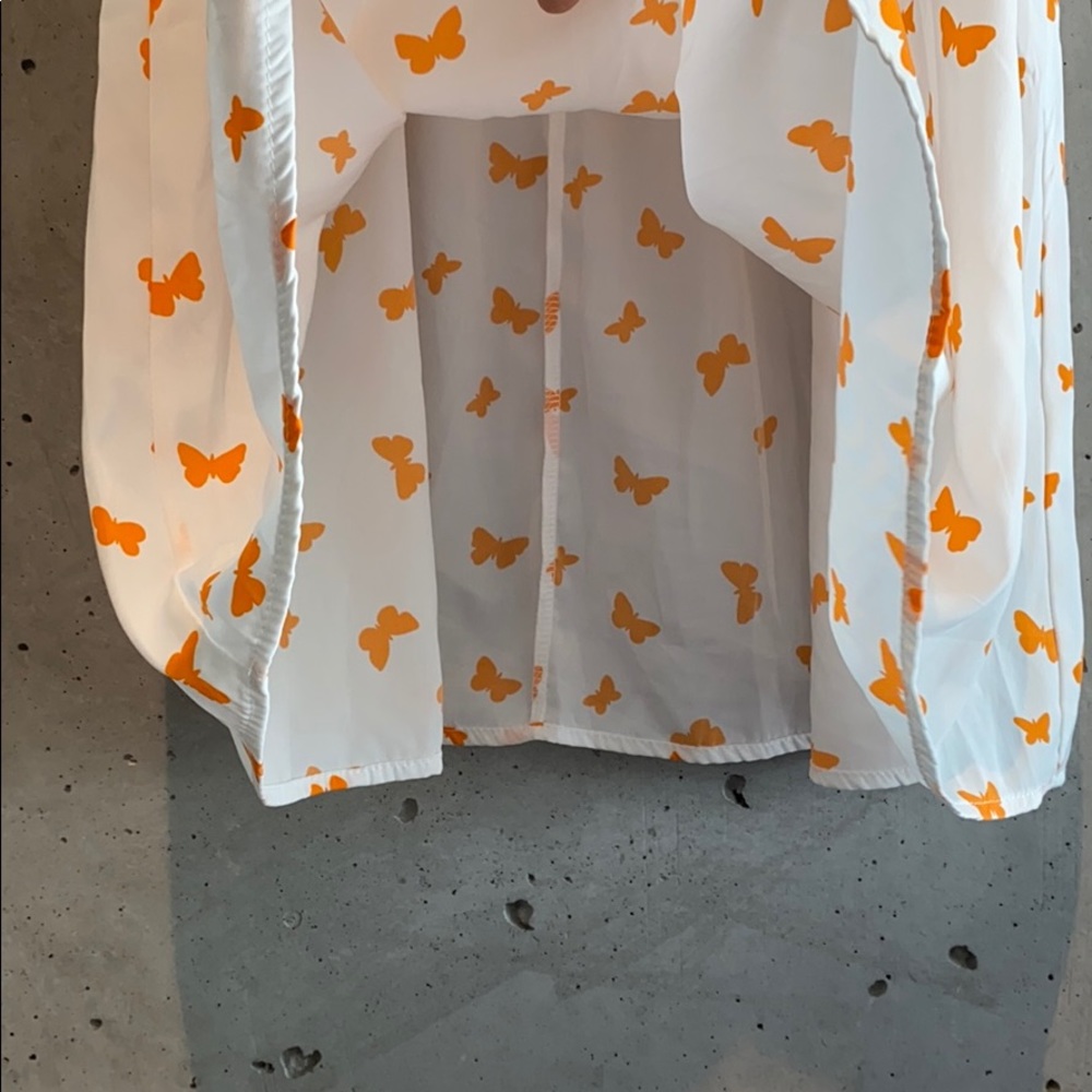 Butterfly Print Summer Dress | Size L - Picture 4 of 8